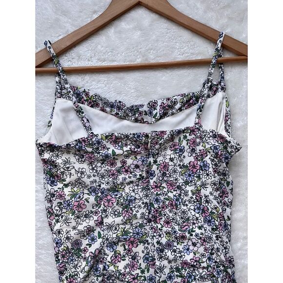NWT BCBGENERATION Tullip Hem Floral Slip Dress - Picture 14 of 15